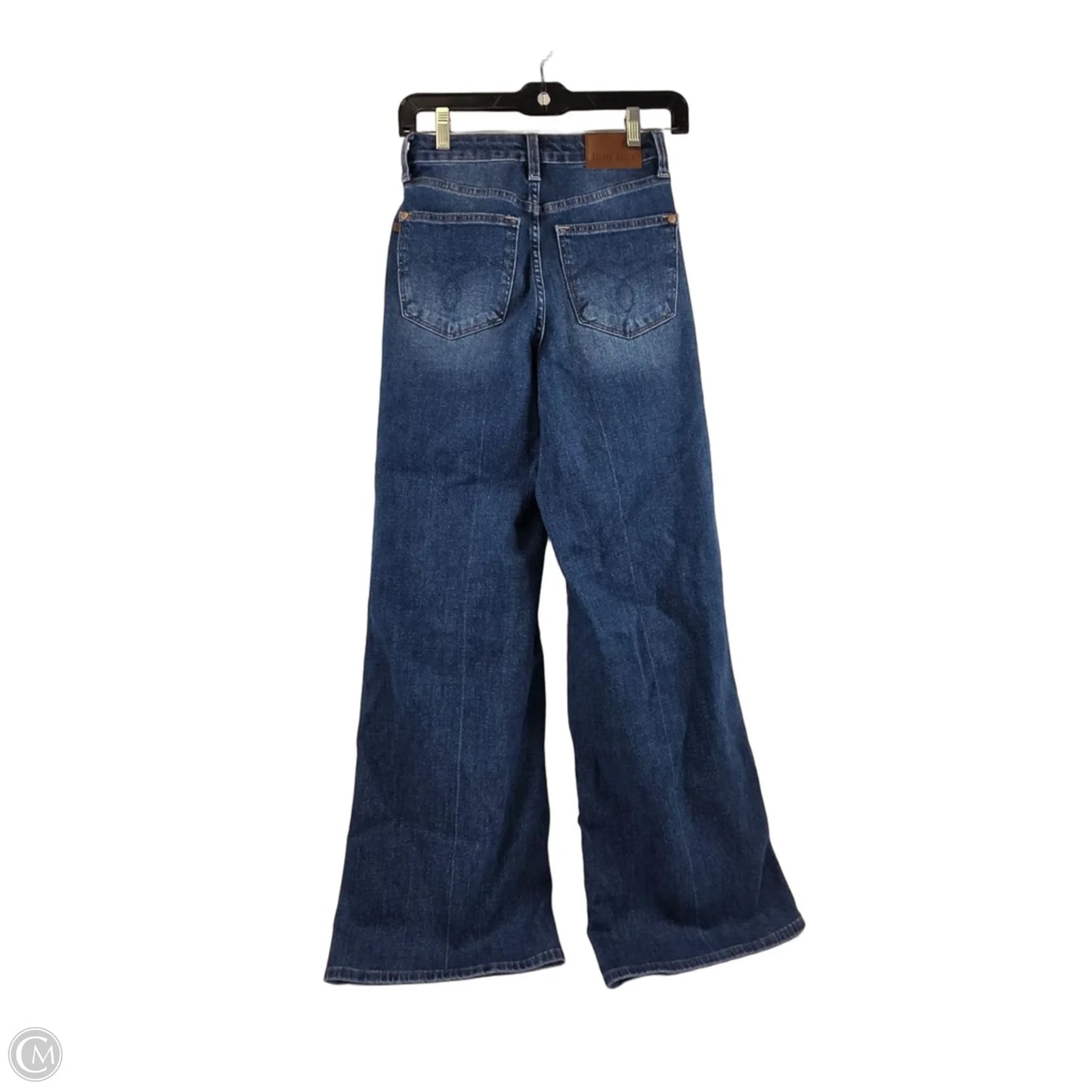Jeans Wide Leg By Judy Blue In Blue Denim, Size: 0
