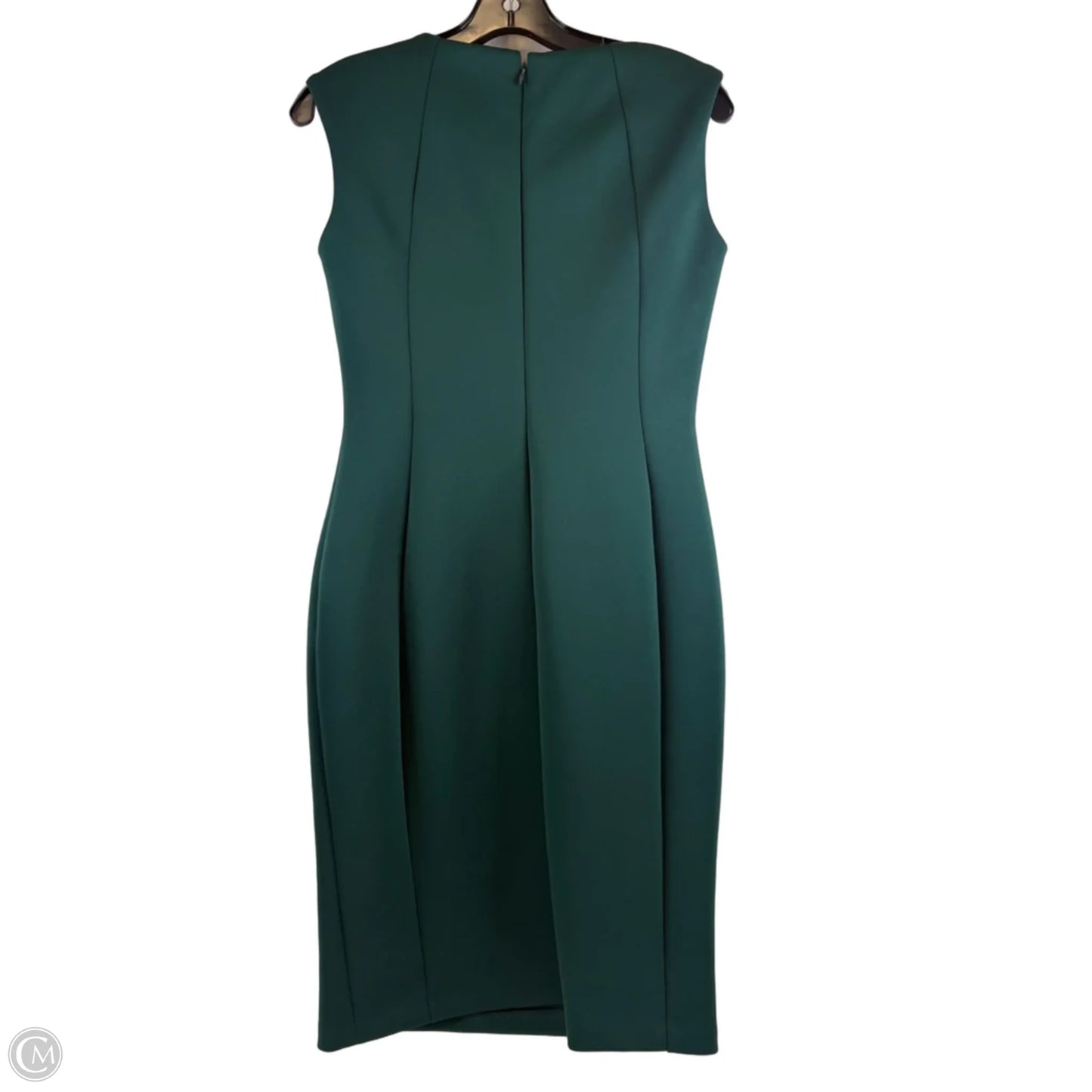 Dress Casual Midi By Calvin Klein In Green, Size: S