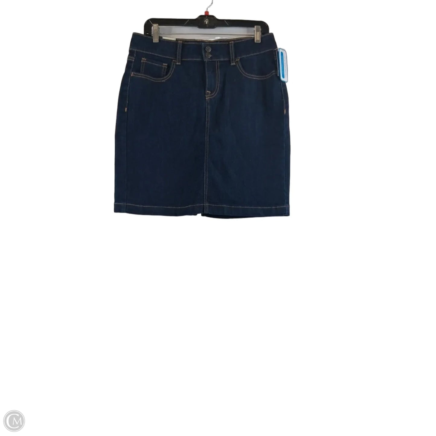Skirt Midi By Old Navy In Blue Denim, Size: 8