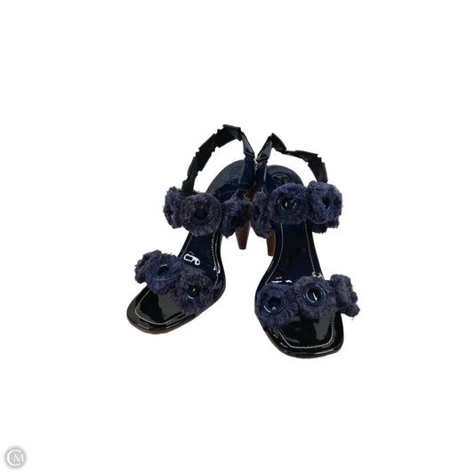 Sandals Designer By Tory Burch In Blue, Size: 9.5