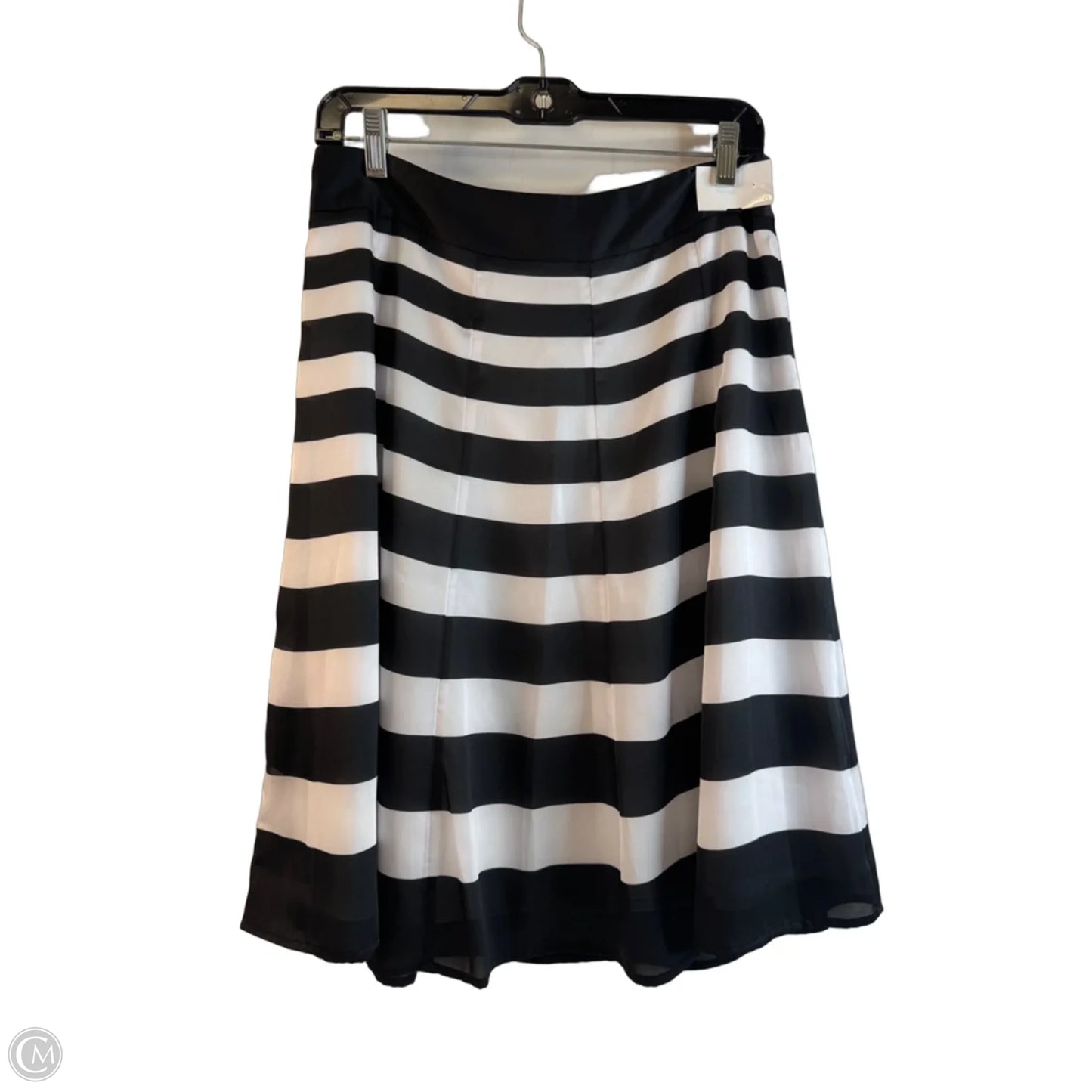 Skirt Midi By White House Black Market In Black & White, Size: 8