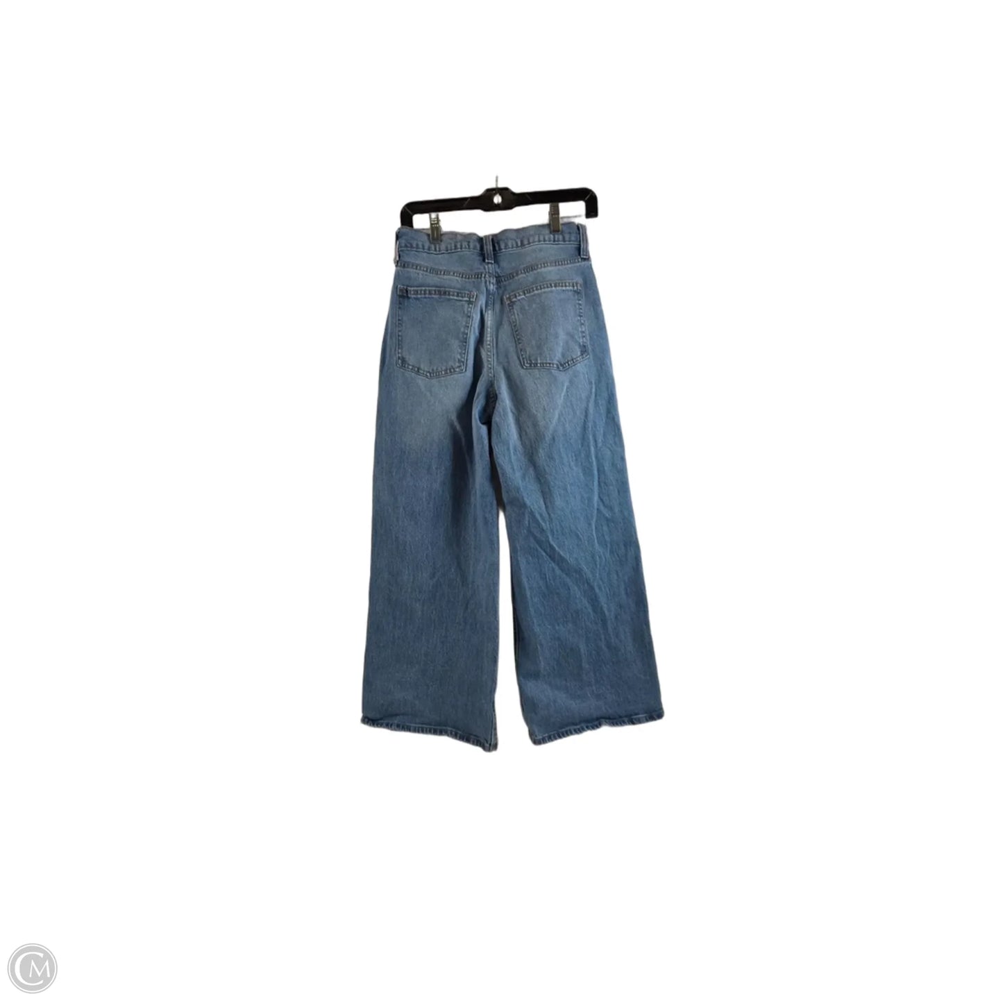 Jeans Wide Leg By Free Assembly In Blue Denim, Size: 4