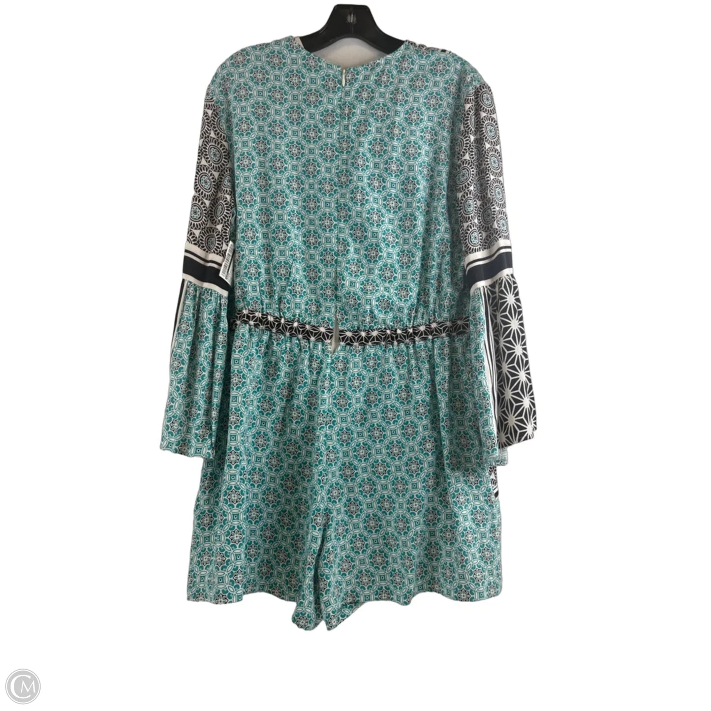 Romper By Loft In Black & Blue, Size: M