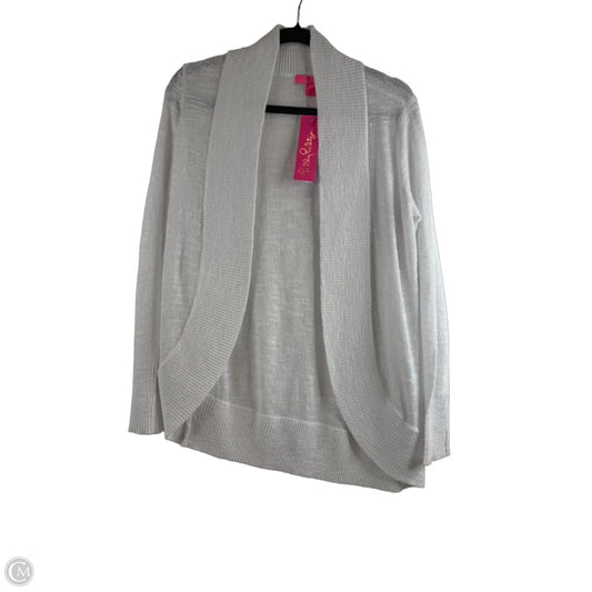 Cardigan Designer By Lilly Pulitzer In White, Size: S