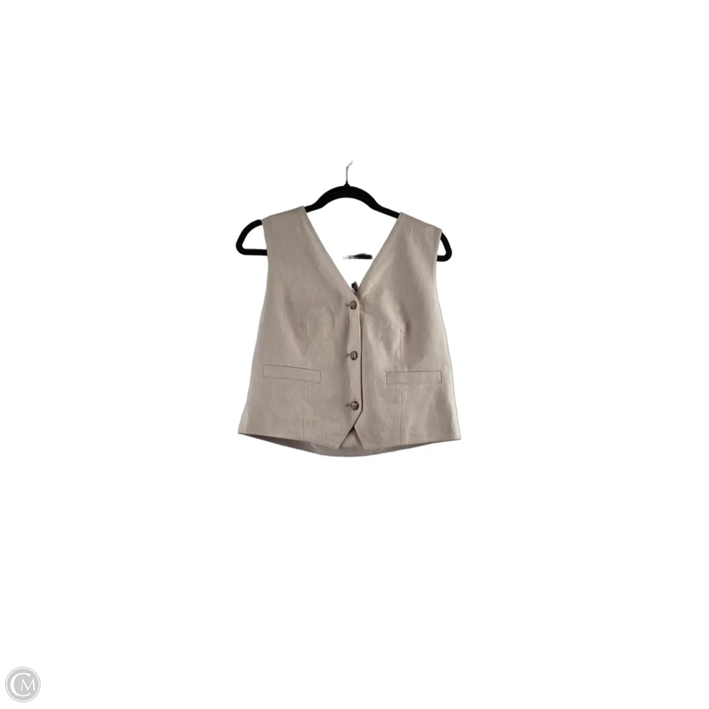 Vest Other By Loft In Tan, Size: S