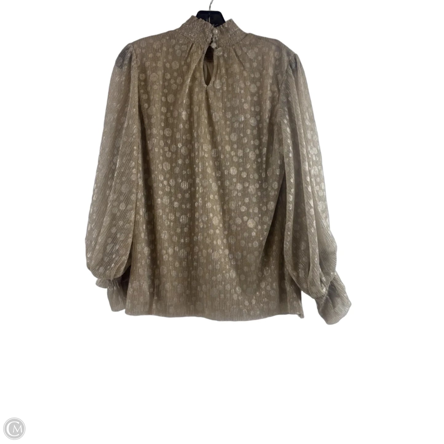 Top Long Sleeve By 1.state In Gold, Size: M