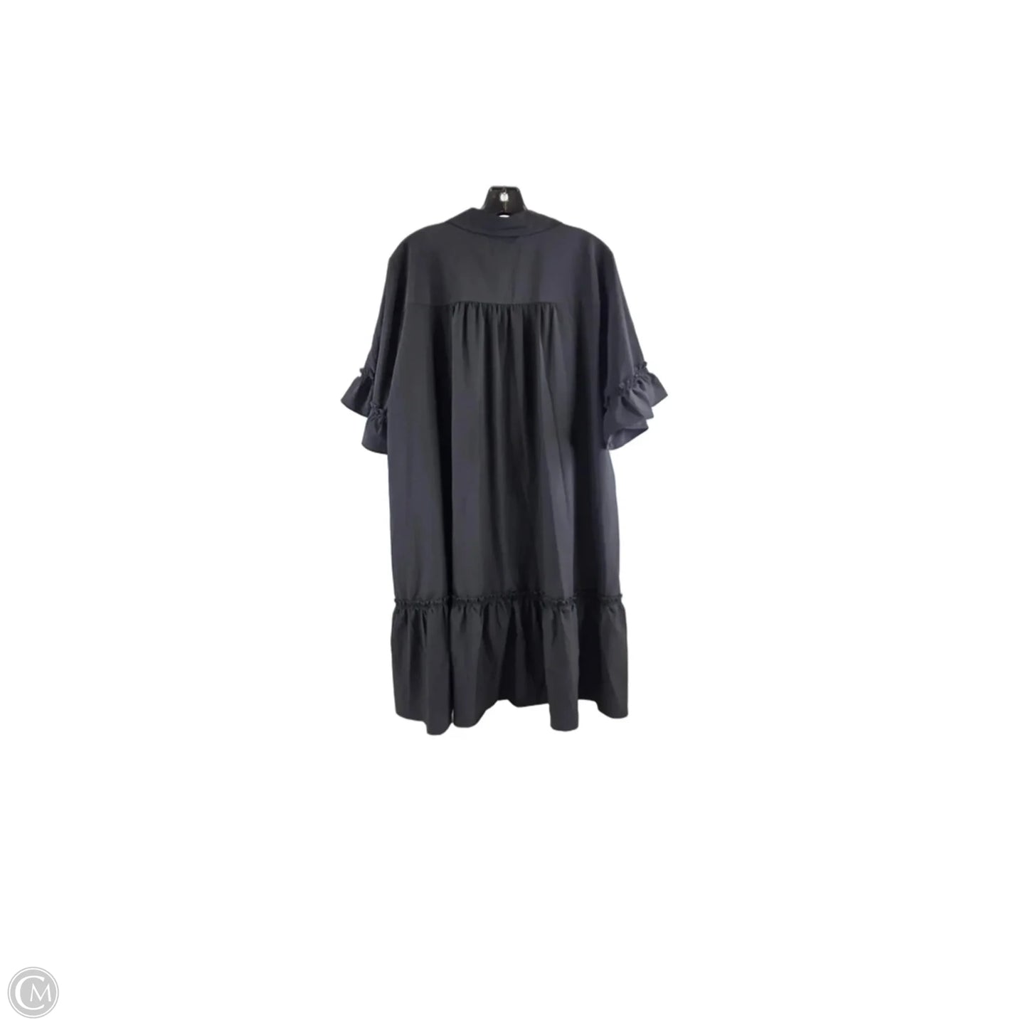Dress Casual Midi By Modern Works In Black, Size: 2x