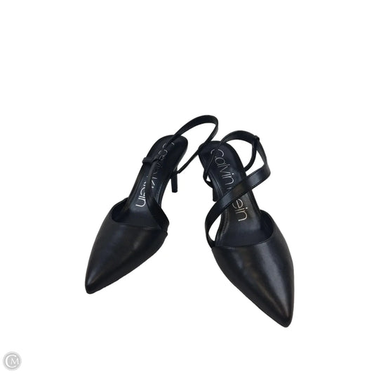 Shoes Heels Kitten By Calvin Klein In Black, Size: 10
