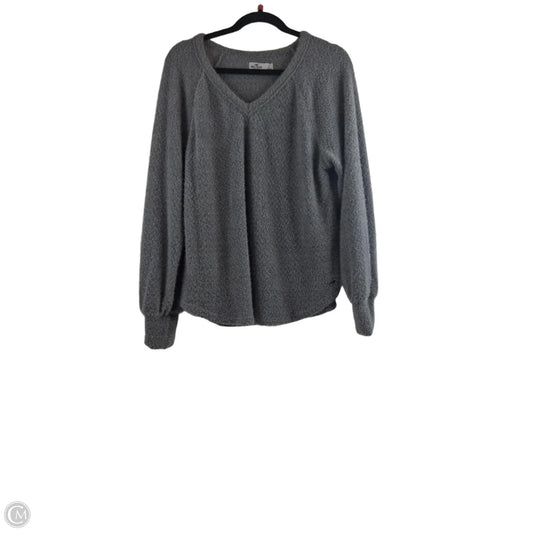 Sweater By Hollister In Grey, Size: L