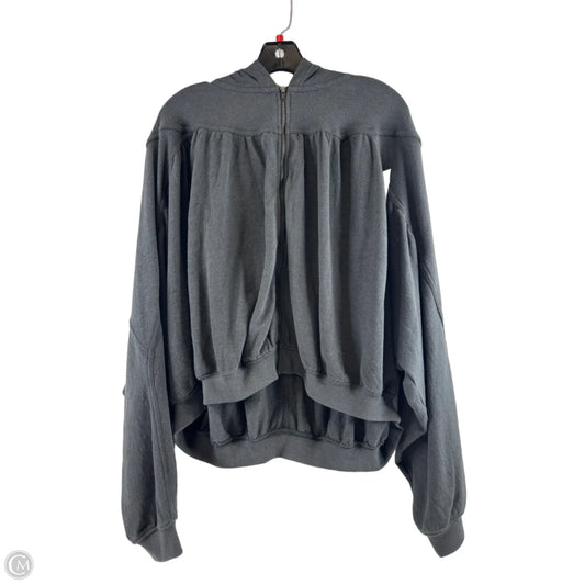 Top Long Sleeve By Aerie In Grey, Size: L