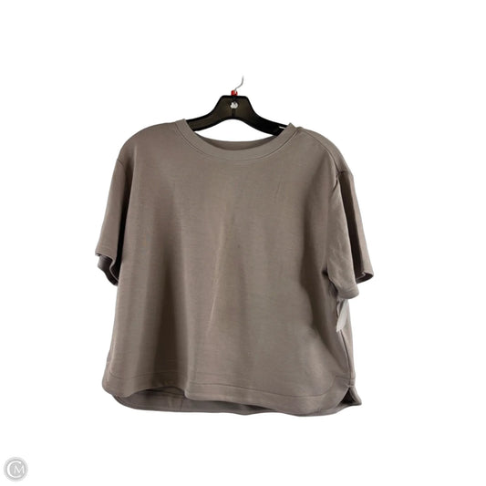 Top Short Sleeve By Lou And Grey In Beige, Size: S