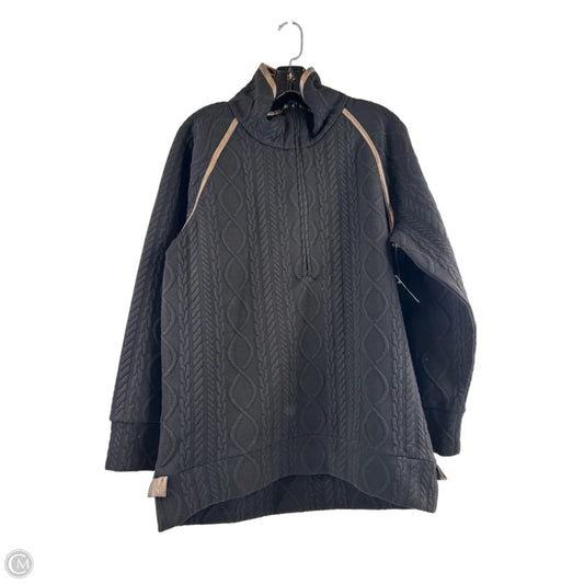 Sweater By Lysse In Black & White, Size: Xs