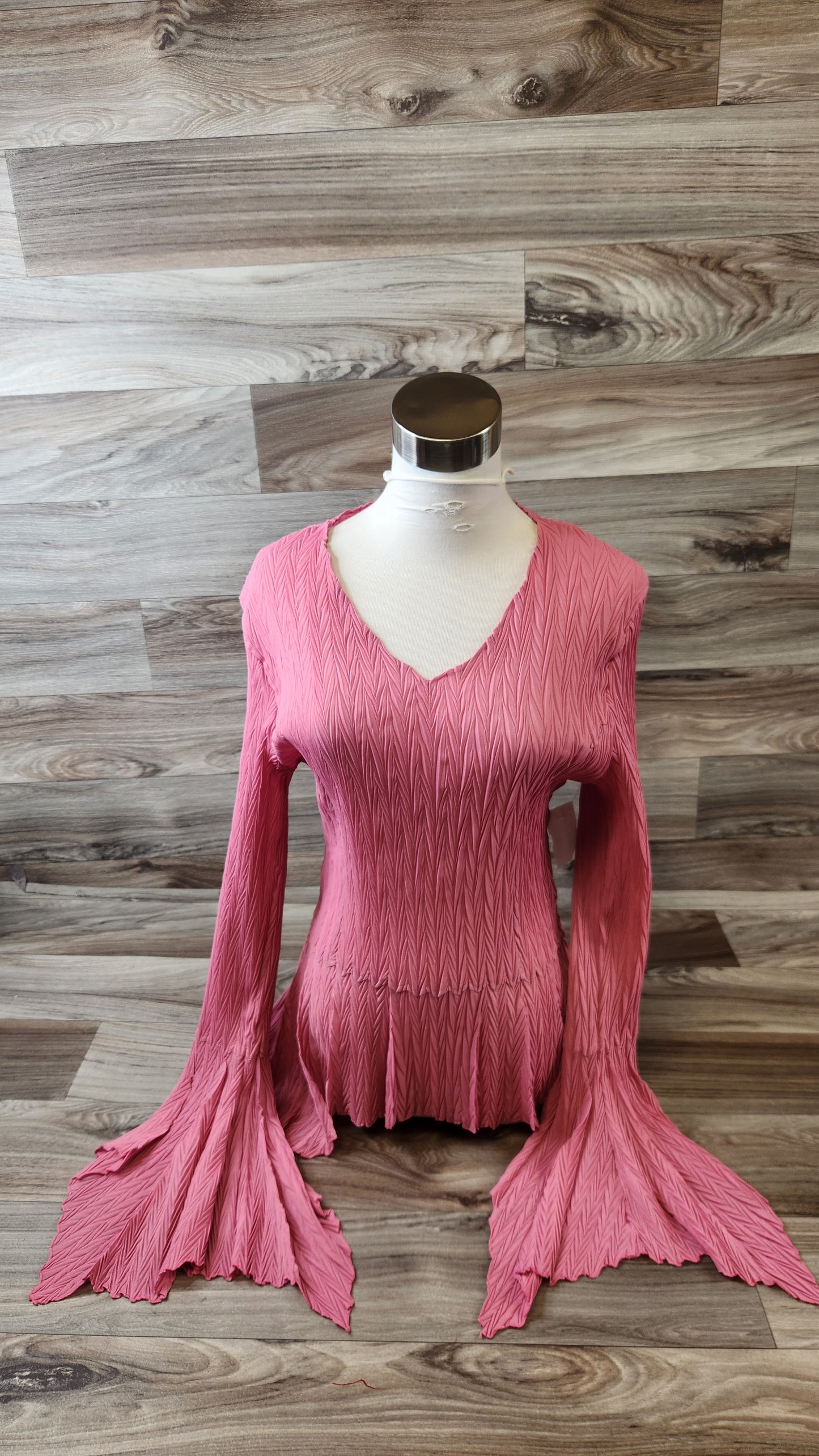 Top Long Sleeve Basic By Clothes Mentor In Pink, Size: M