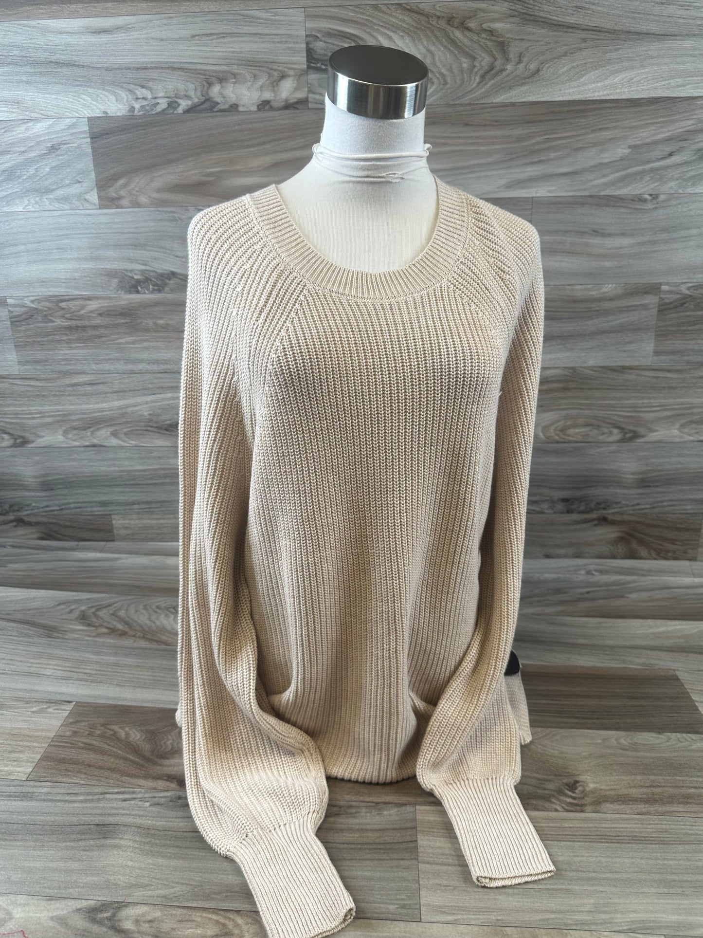 Top Long Sleeve By Jessica Simpson In Tan, Size: L