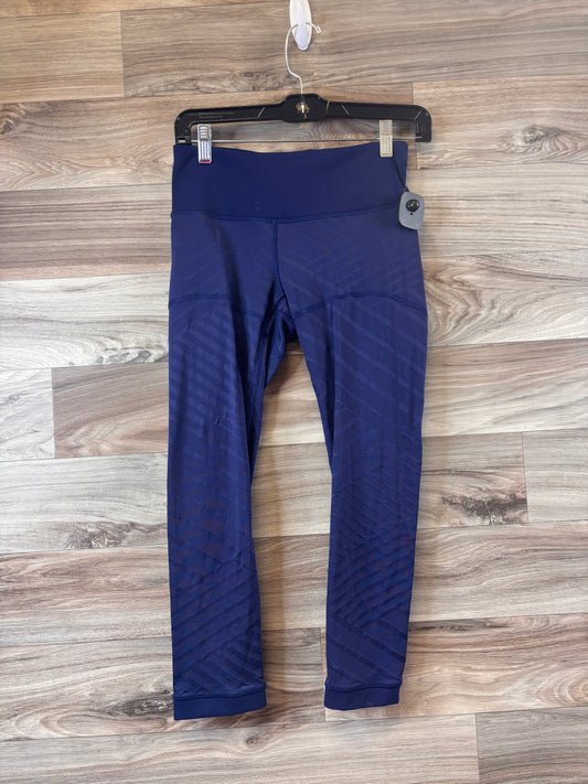 Athletic Leggings By Lululemon In Navy, Size: S