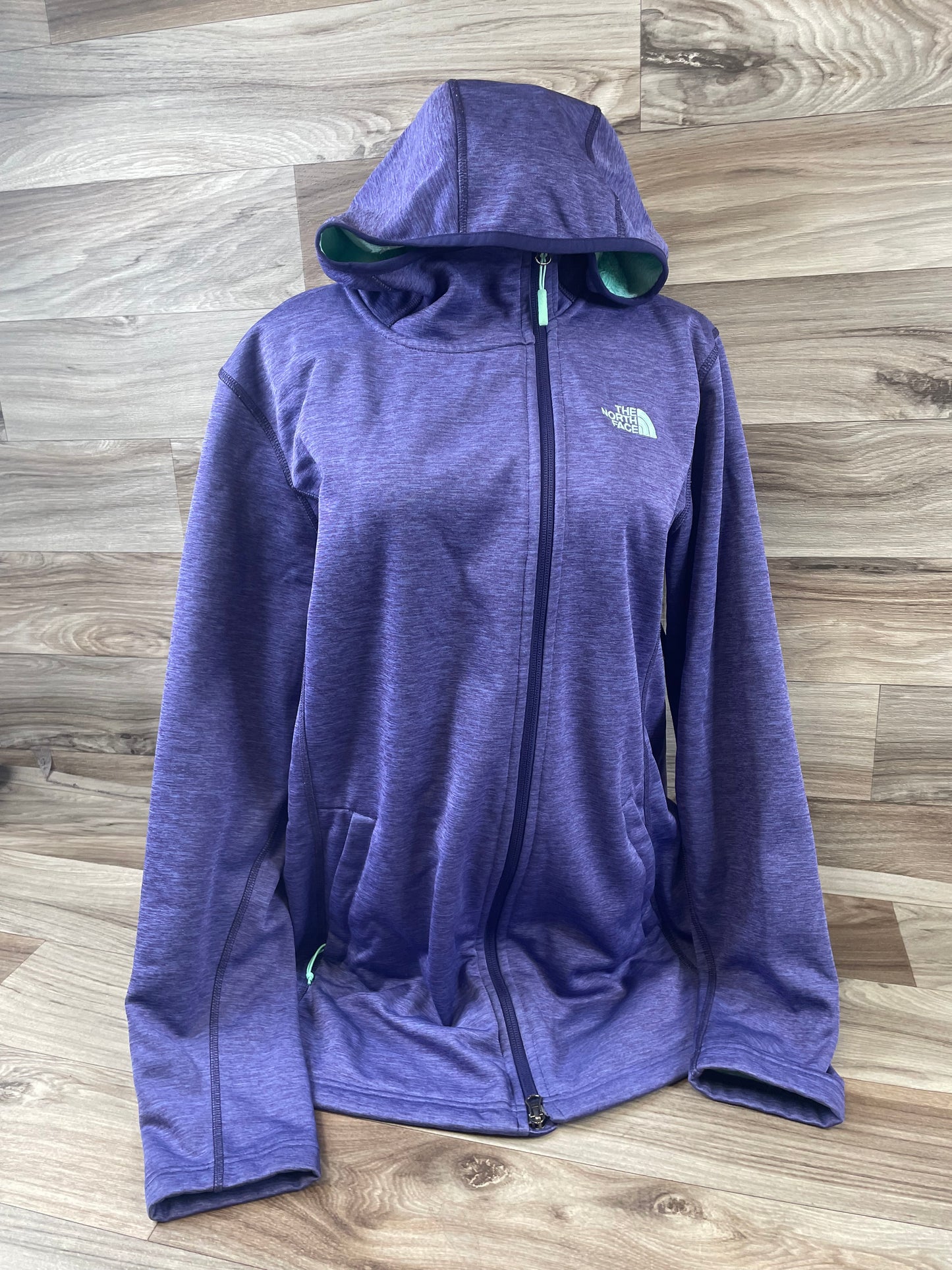 Athletic Jacket By The North Face In Purple, Size: Xl