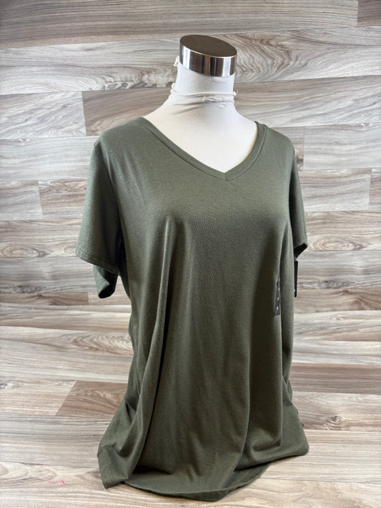 Top Short Sleeve Basic By Torrid In Green, Size: 2x