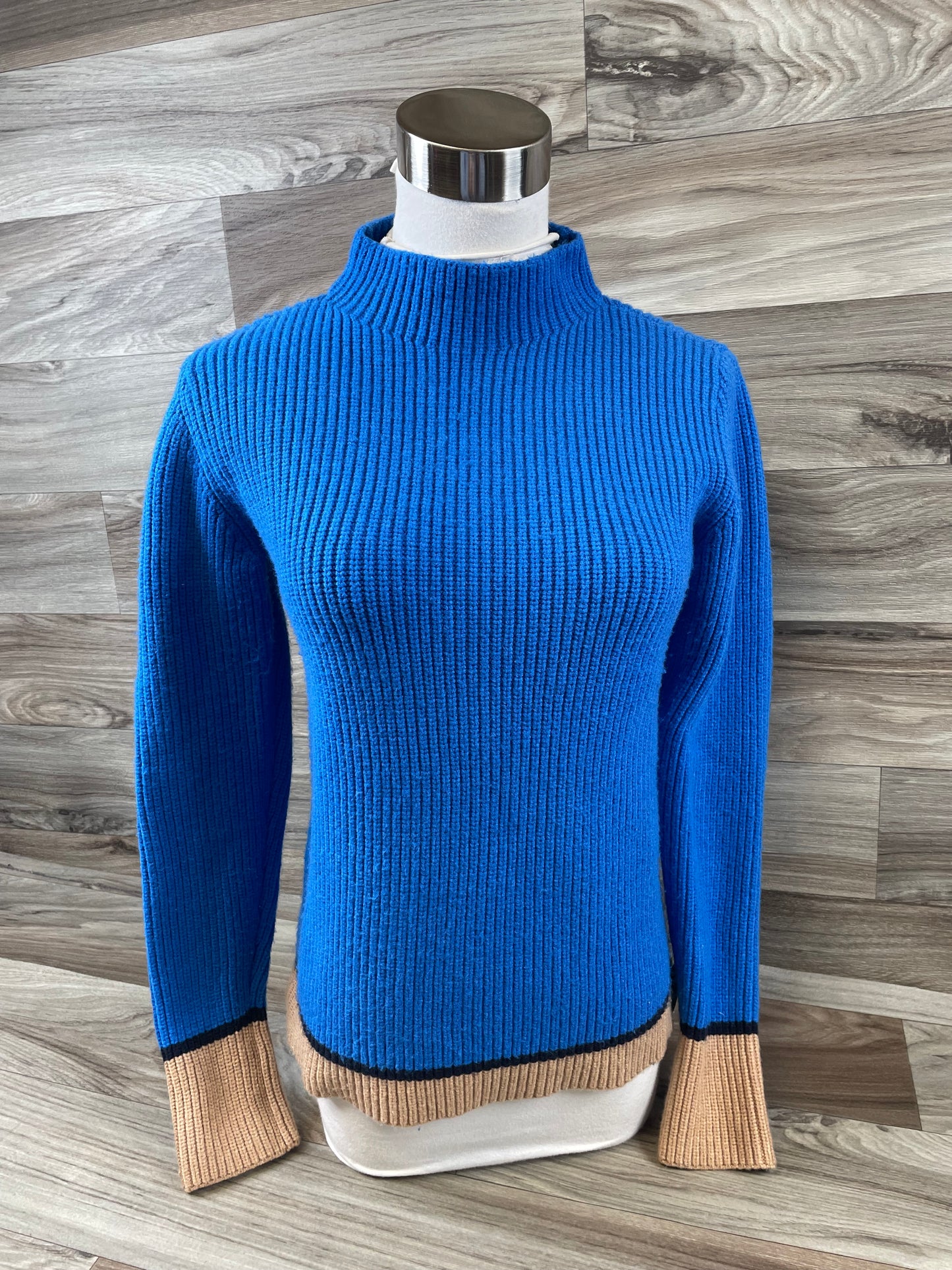 Sweater By Ann Taylor In Blue & Brown, Size: S