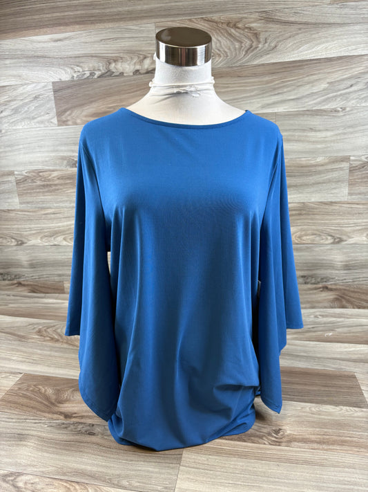 Top Long Sleeve By Chicos In Blue, Size: L