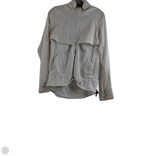Athletic Jacket By Lululemon In Cream, Size: 6