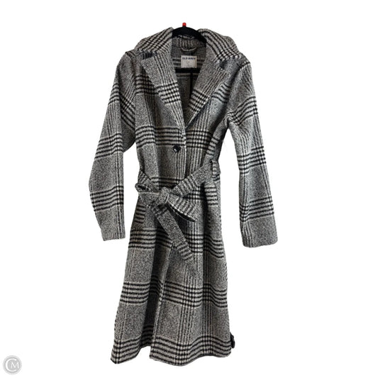 Coat Peacoat By Old Navy In Black & Cream, Size: M