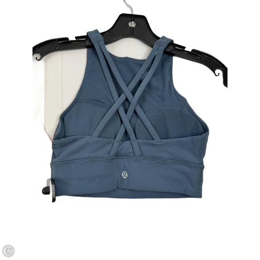 Athletic Bra By Lululemon In Blue, Size: 4