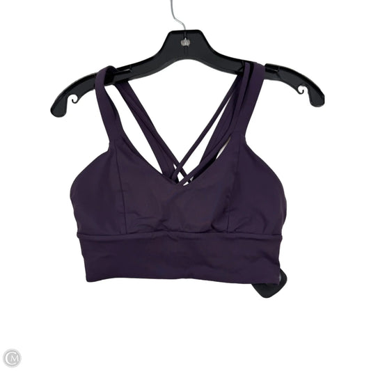Athletic Bra By Lululemon In Purple, Size: 4