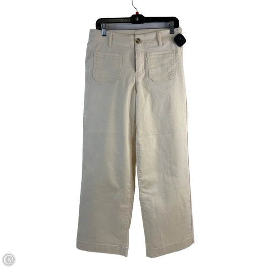 Jeans Wide Leg By D Jeans In Cream, Size: 4