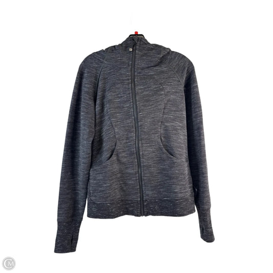 Athletic Jacket By Lululemon In Grey, Size: 6