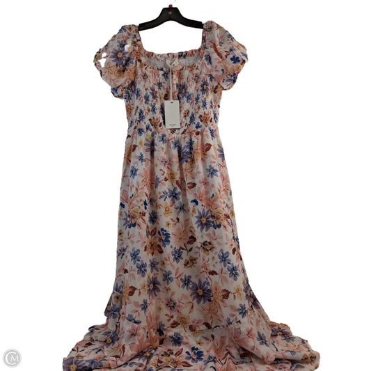 Dress Casual Maxi By Grace Karin In Pink & Purple, Size: M