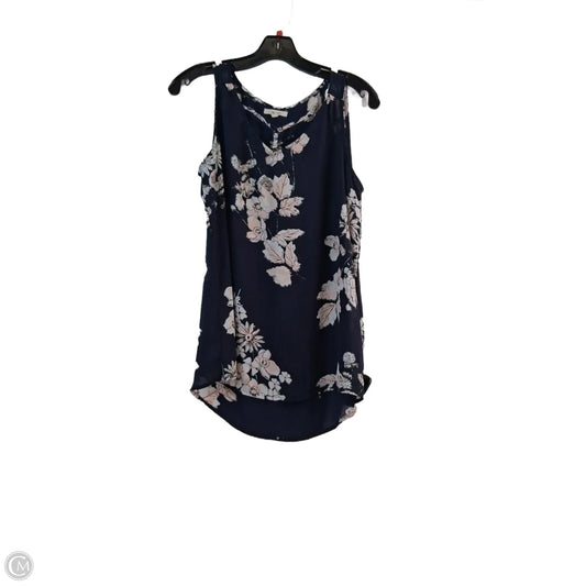 Top Sleeveless By Maurices In Blue & Pink, Size: M