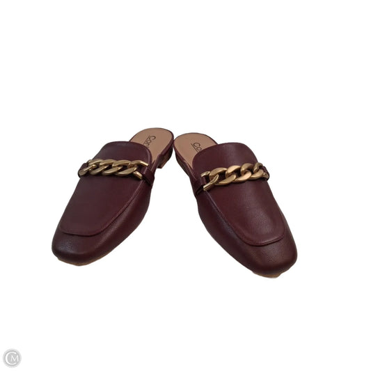 Shoes Flats By Corkys In Maroon, Size: 7