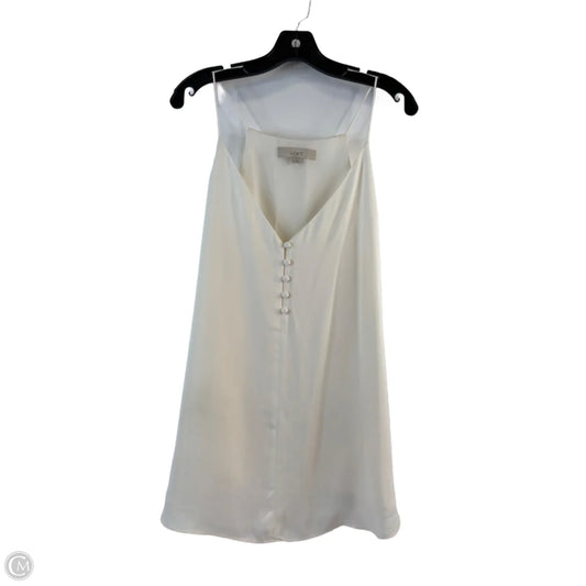 Top Sleeveless By Loft In Cream, Size: Xl