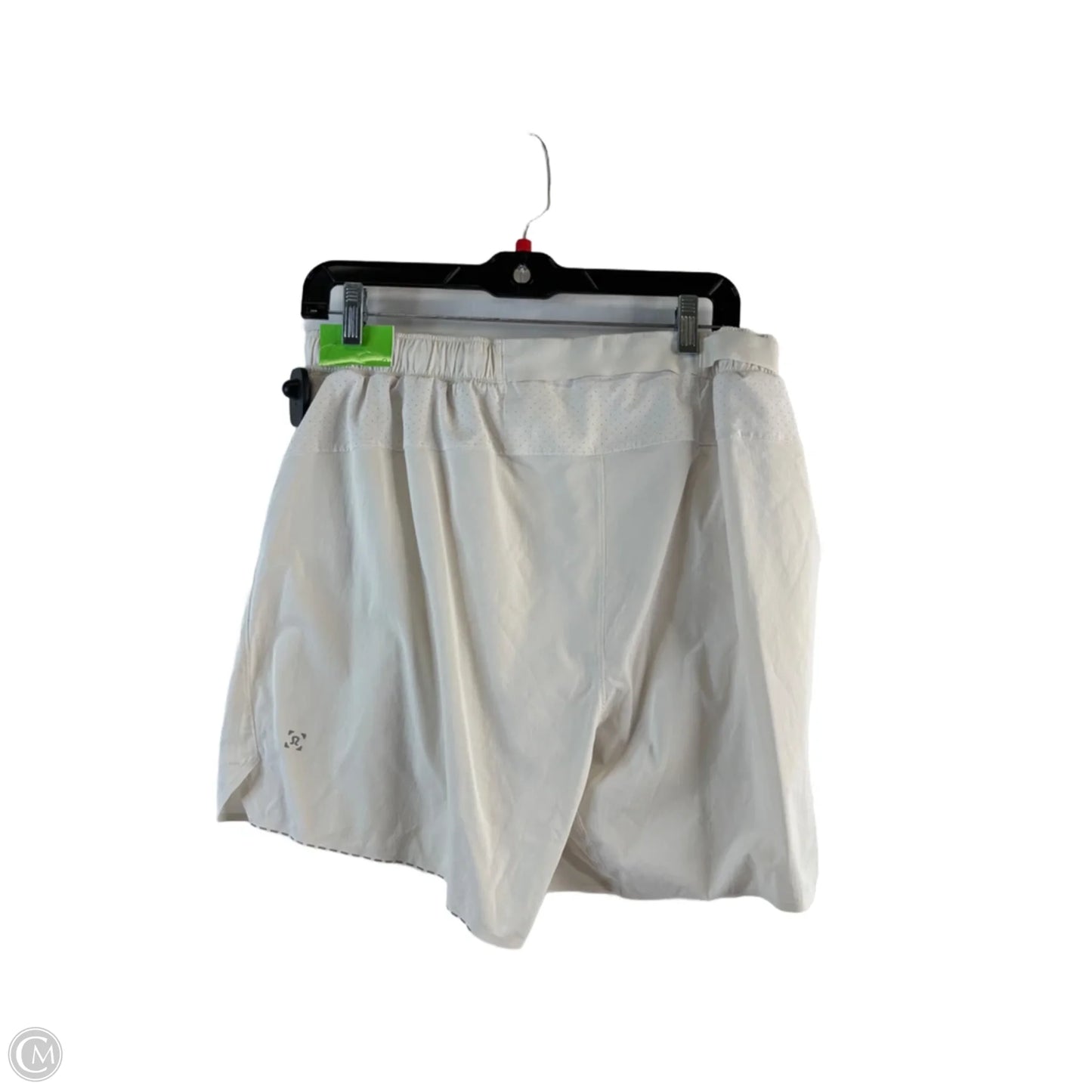 Athletic Shorts By Lululemon In White, Size: Xl