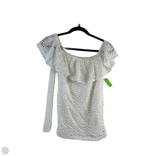 Top Sleeveless Designer By Lilly Pulitzer In White, Size: S