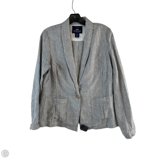 Blazer By British Khaki In Striped Pattern, Size: 8
