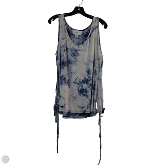 Top Sleeveless By French Laundry In Tie Dye Print, Size: L