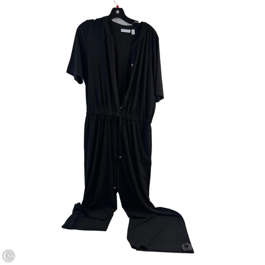 Jumpsuit By Susan Graver In Black, Size: L