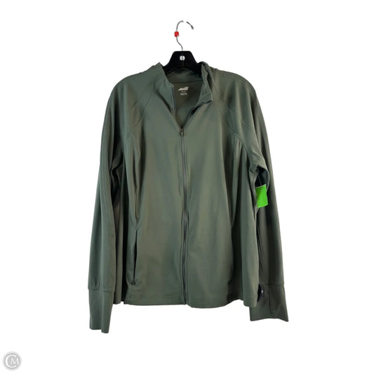 Athletic Jacket By Avia In Green, Size: Xxl