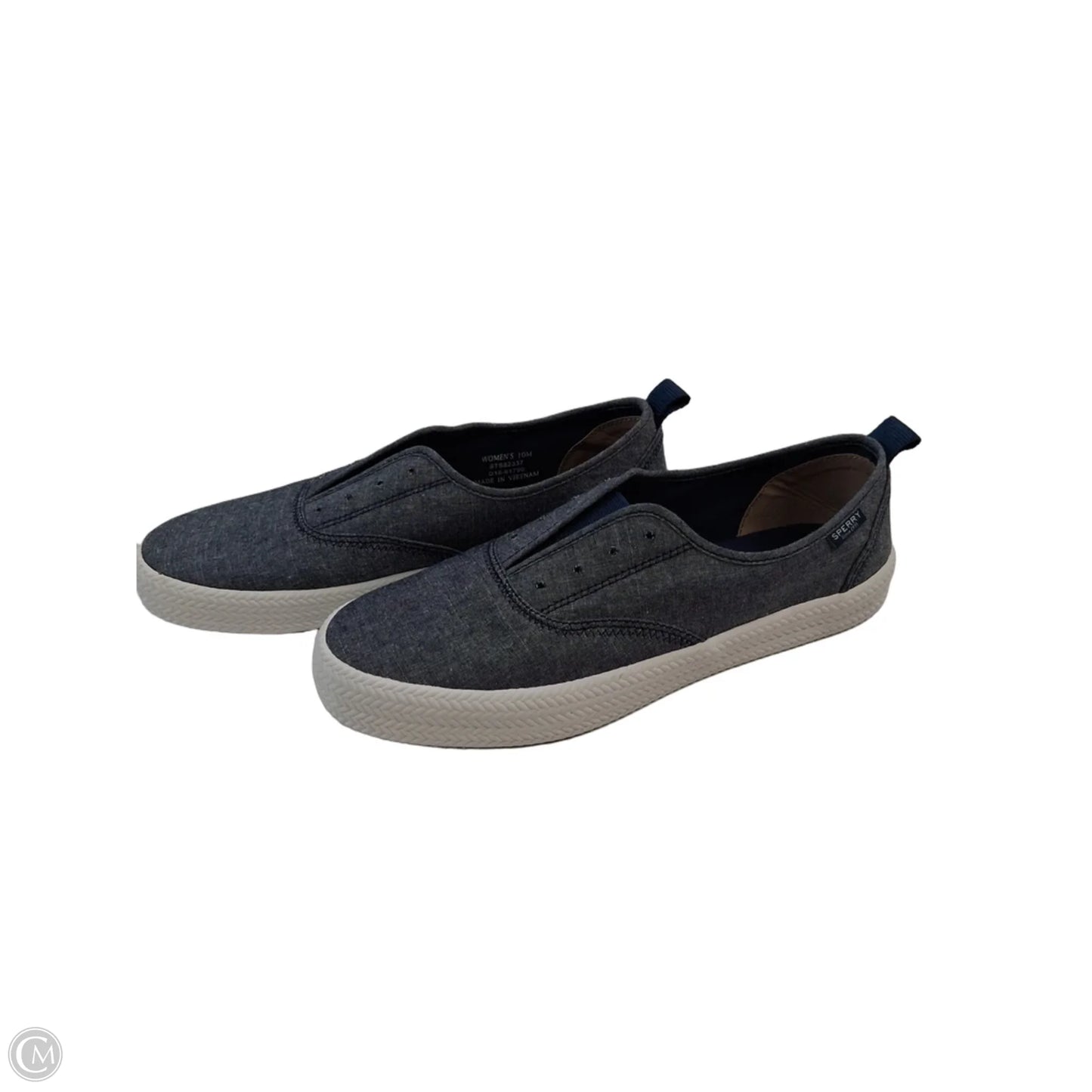Shoes Flats By Sperry In Blue Denim, Size: 10.5
