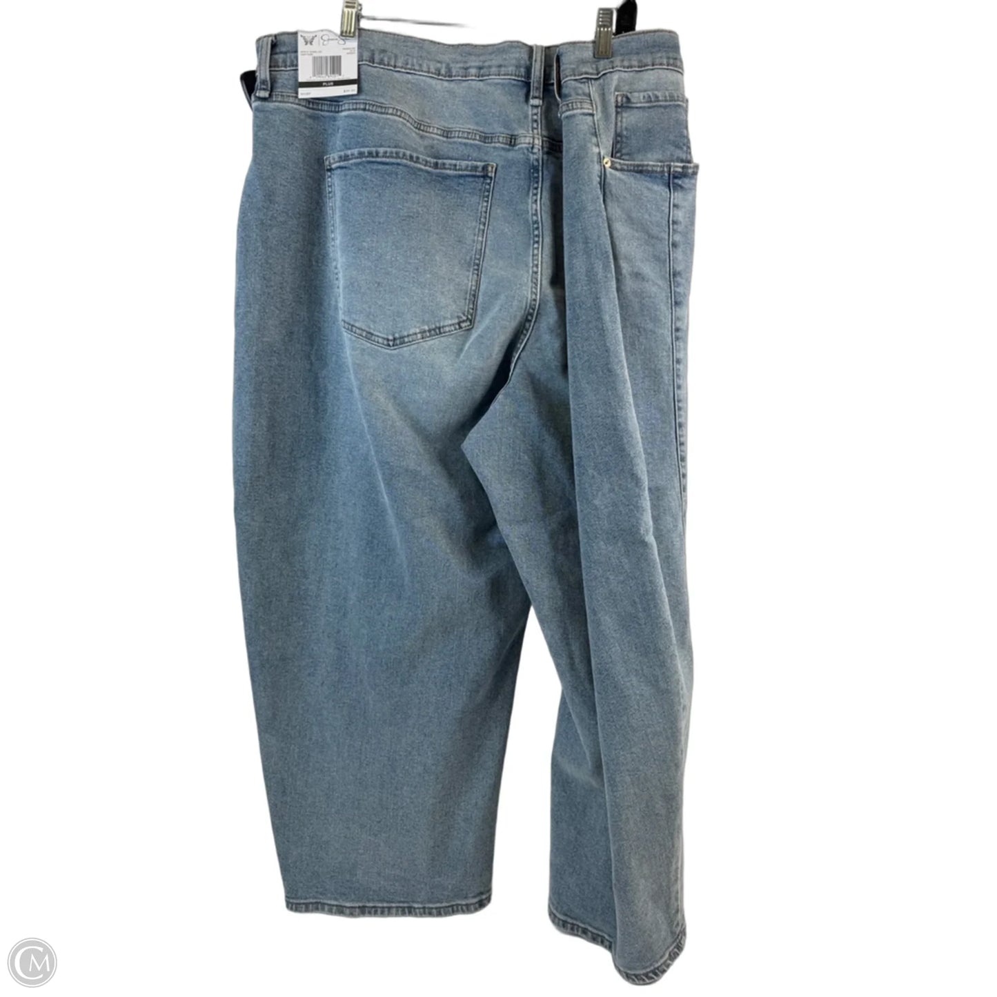 Jeans Cropped By Jessica Simpson In Blue Denim, Size: 24