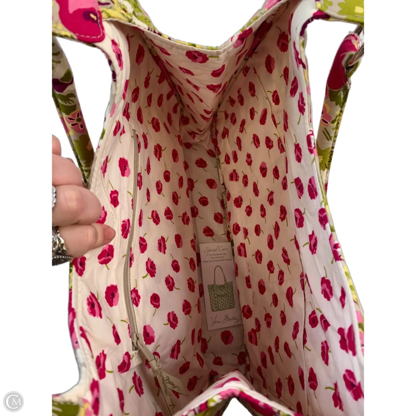 Handbag By Vera Bradley, Size: Large