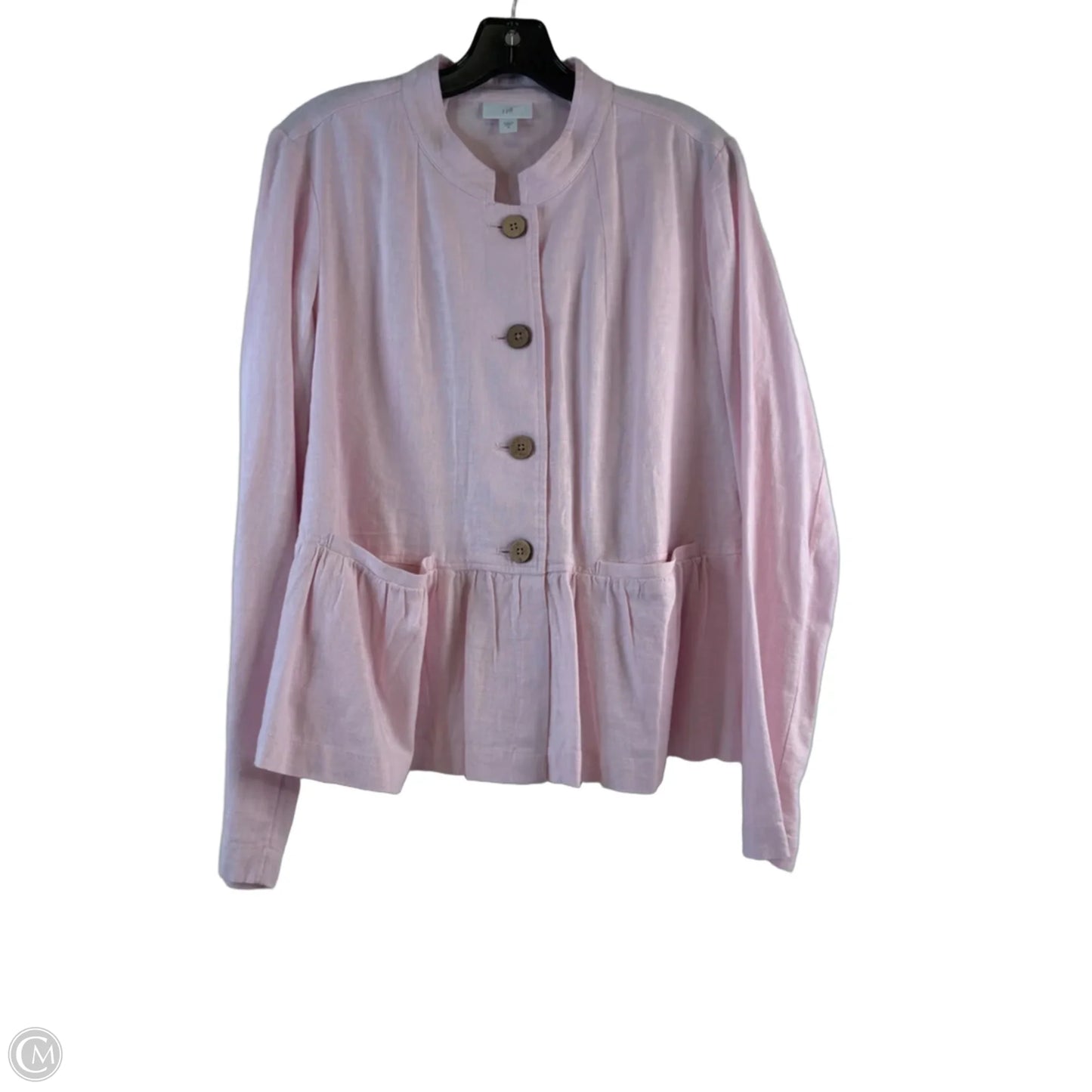 Top Long Sleeve By J. Jill In Pink, Size: M