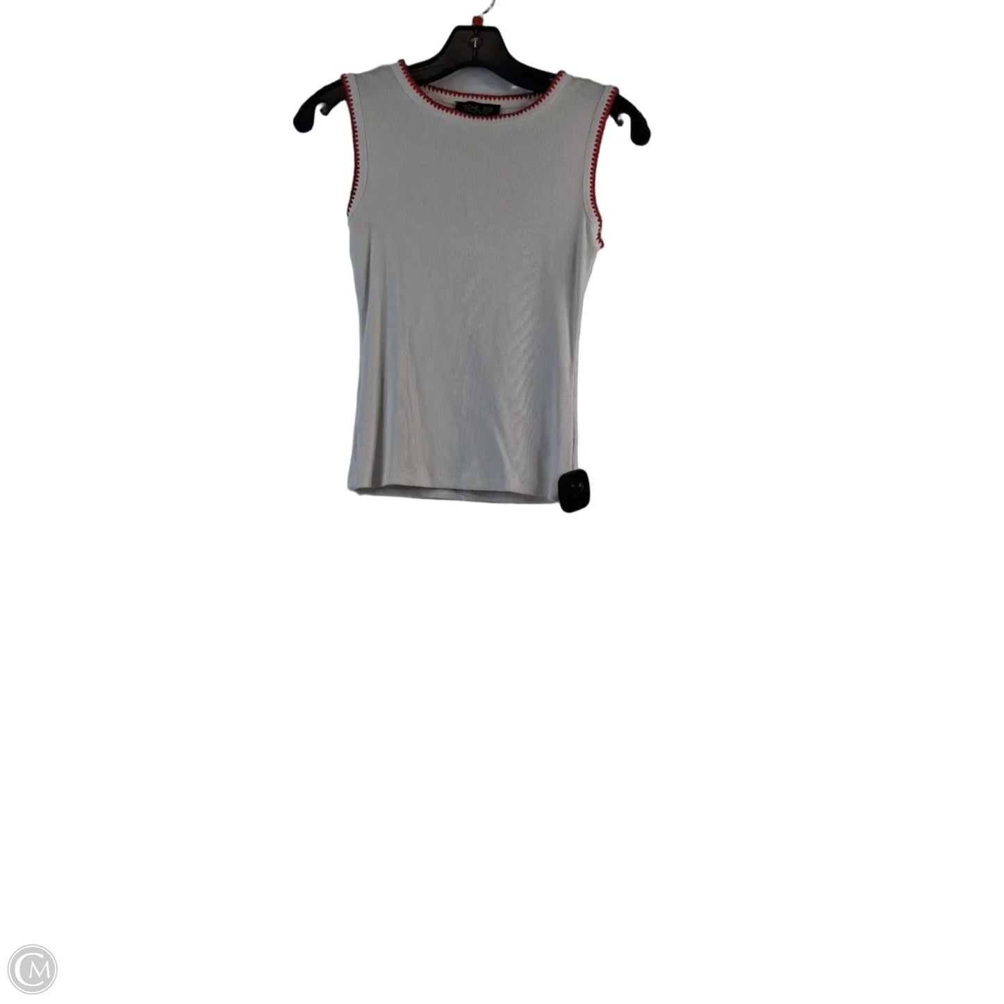 Top Sleeveless By Rachel Zoe In Red & White, Size: Xs