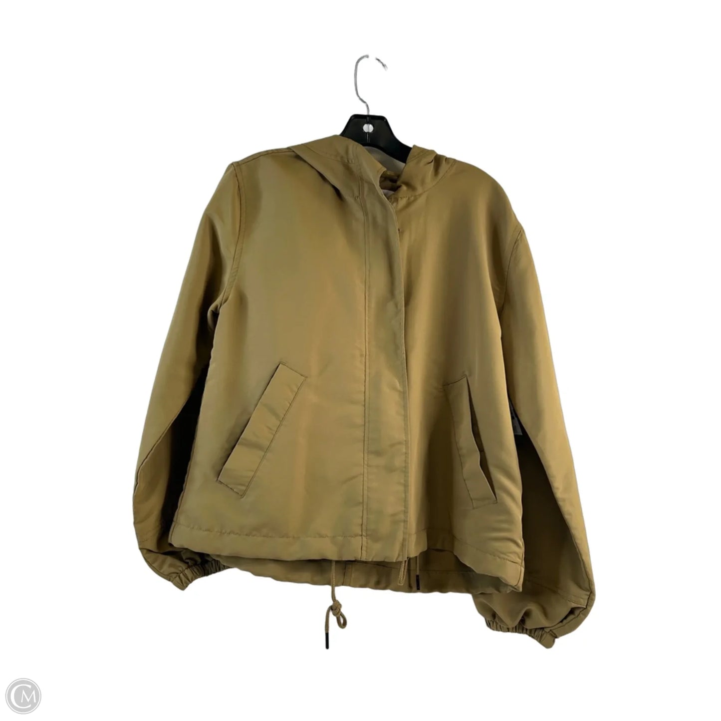 Jacket Windbreaker By Clothes Mentor In Green, Size: Xs