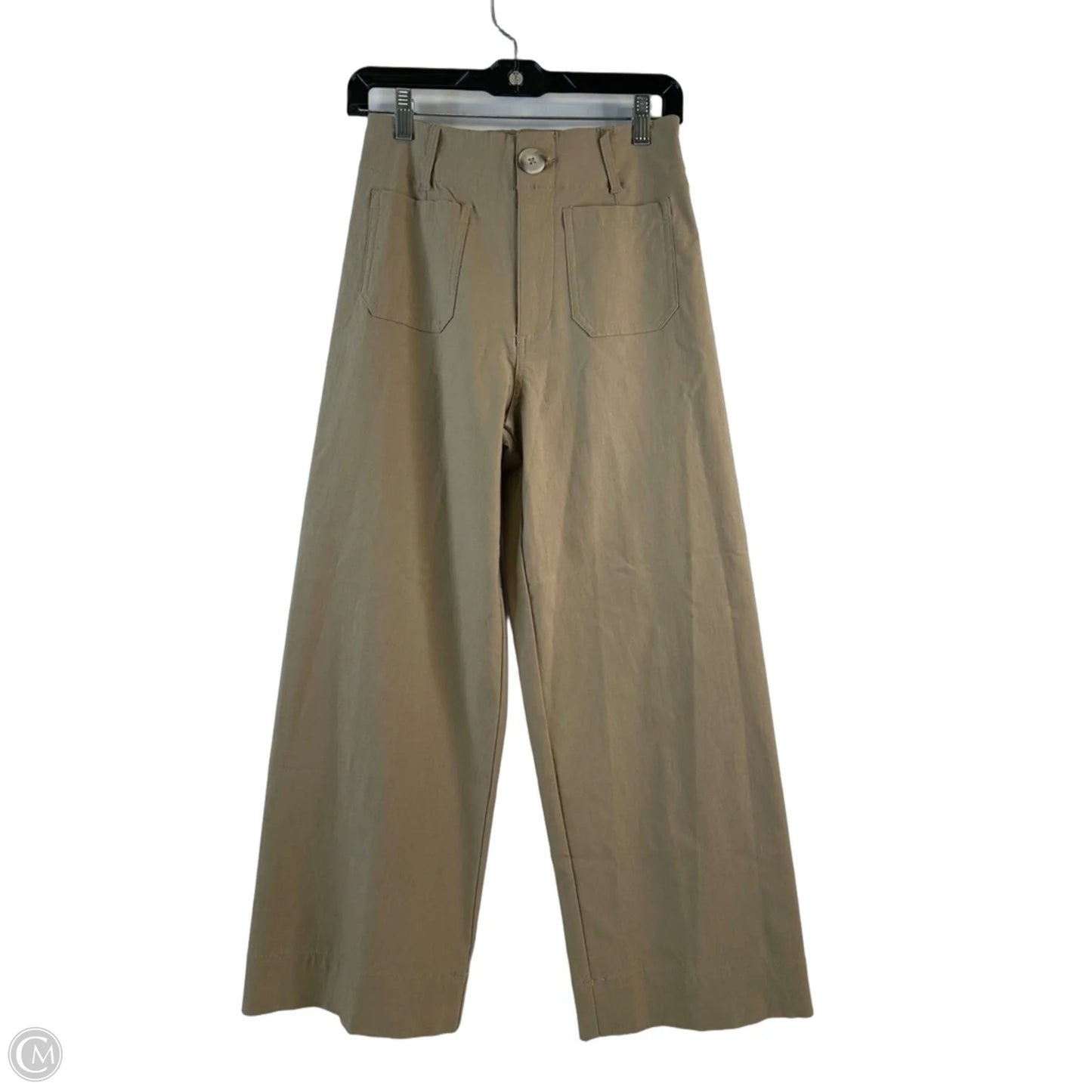 Pants Wide Leg By Clothes Mentor In Beige, Size: 4