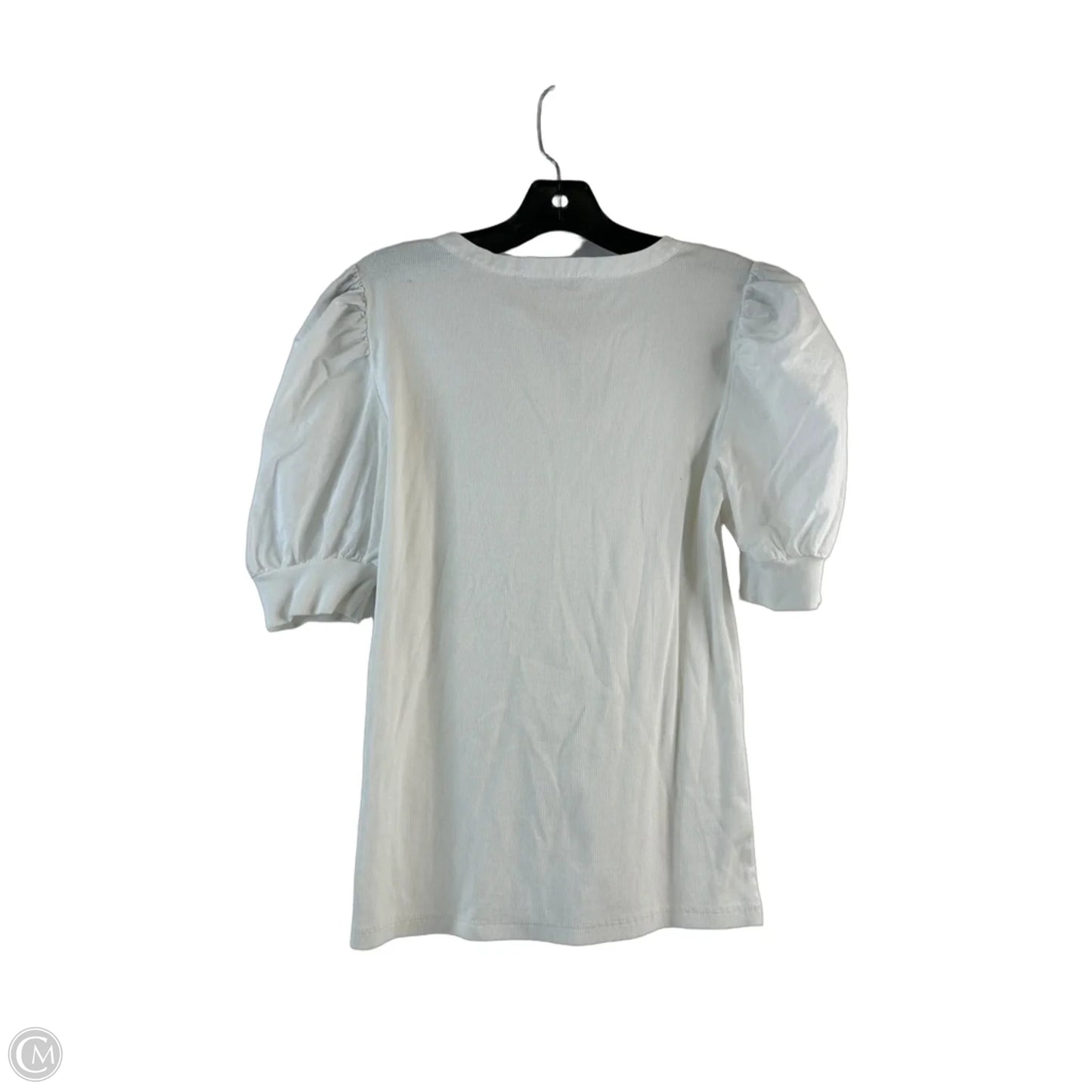 Top Short Sleeve By Loft In White, Size: S