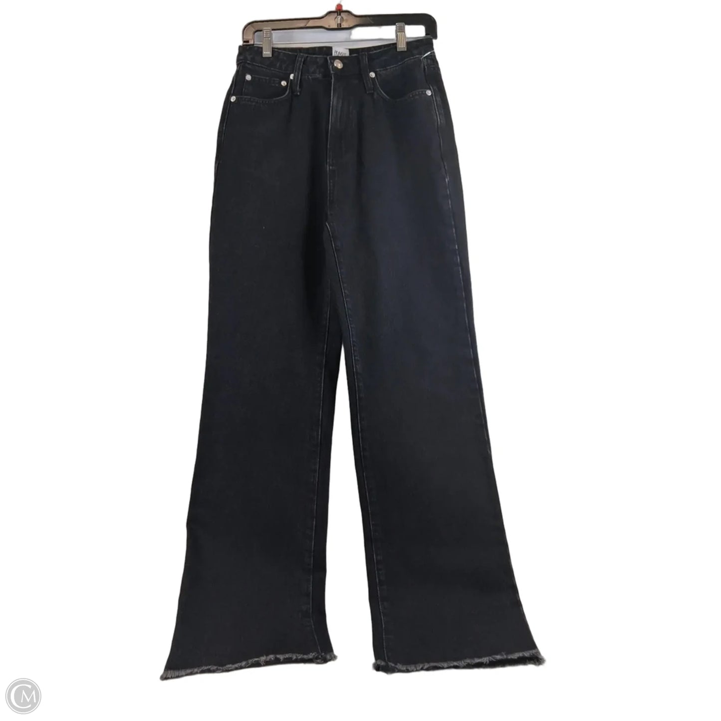 Jeans Wide Leg By Princess Polly In Black, Size: 4