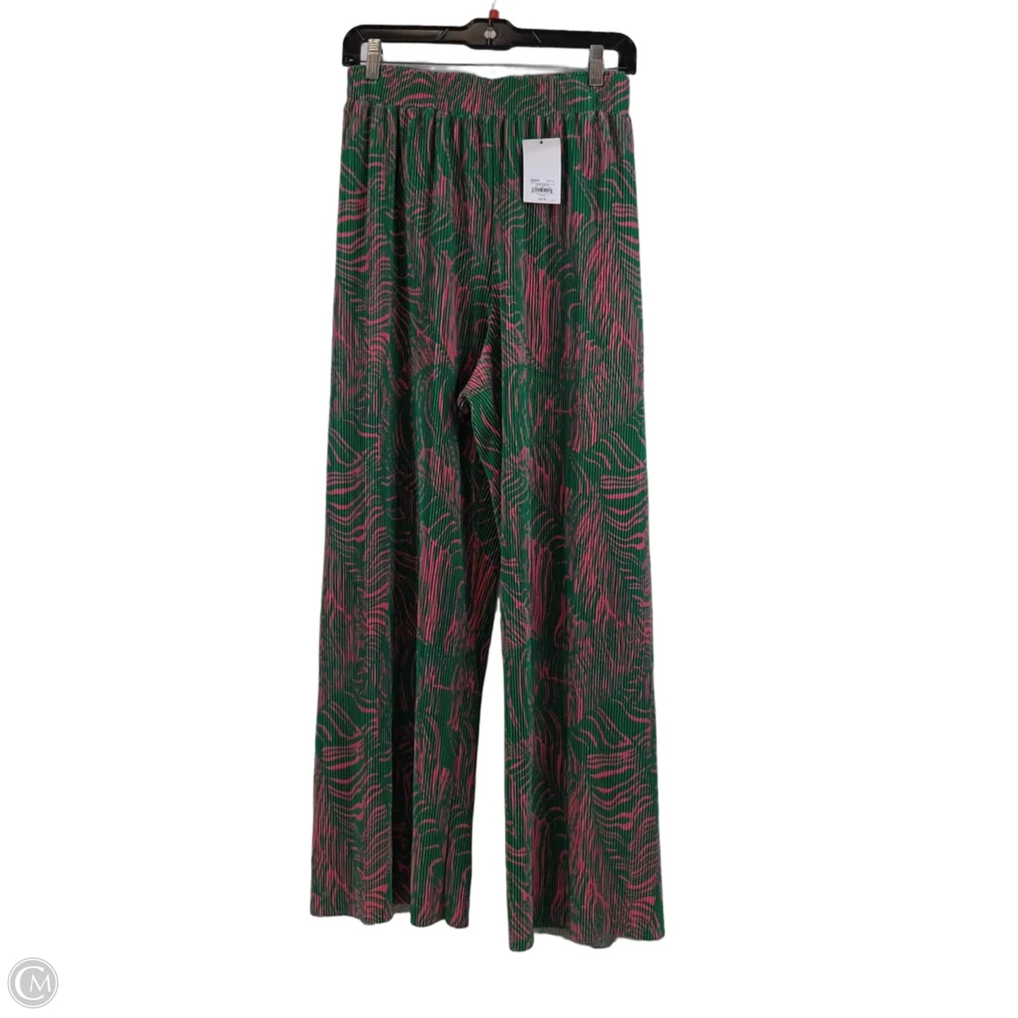 Pants Wide Leg By Intempo In Green & Pink, Size: 18