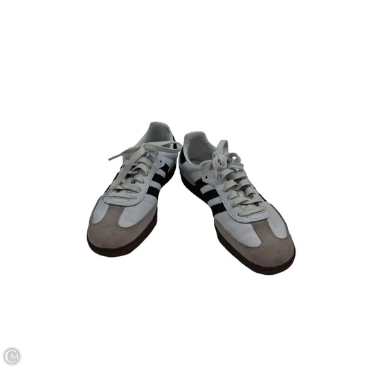 Shoes Sneakers By Adidas In Grey & White, Size: 8